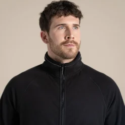 Expert Mens Corey 200 Fleece Jacket | Black