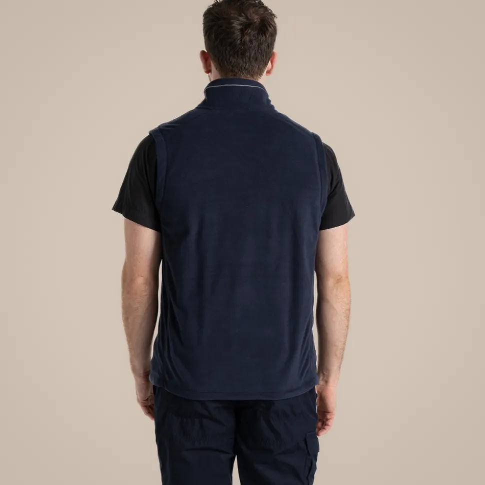 Expert Mens Corey Fleece Vest | Dark Navy