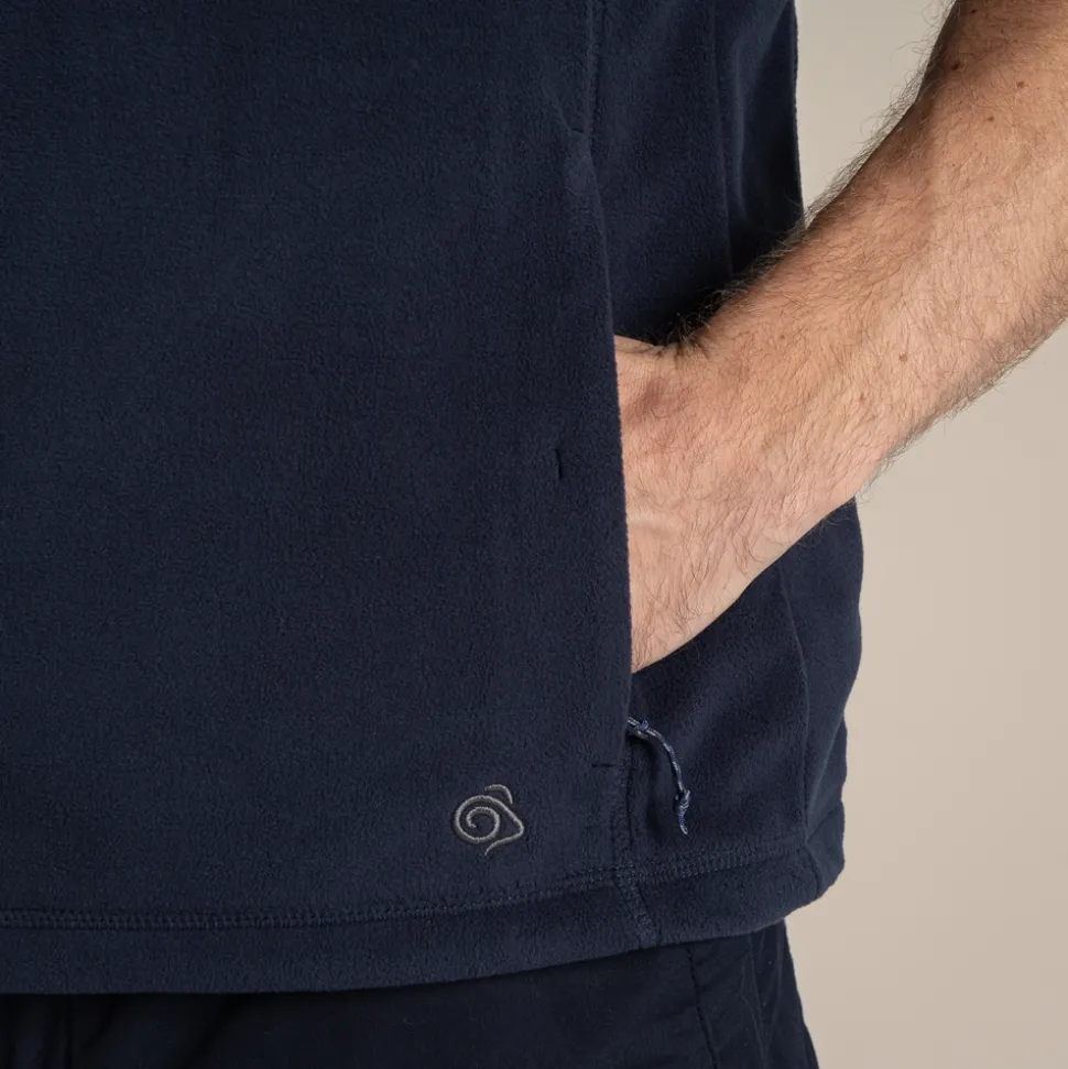 Expert Mens Corey Fleece Vest | Dark Navy