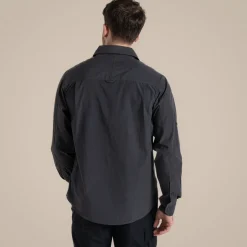 Expert Mens Kiwi Long Sleeved Shirt | Carbon Grey