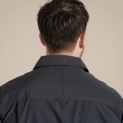 Expert Mens Kiwi Long Sleeved Shirt | Carbon Grey