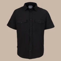 Expert Mens Kiwi Short Sleeved Shirt | Black