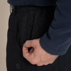 Expert Mens Kiwi Tailored Convertible Trousers | Black