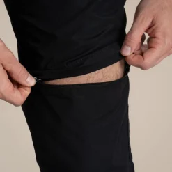 Expert Mens Kiwi Tailored Convertible Trousers | Black