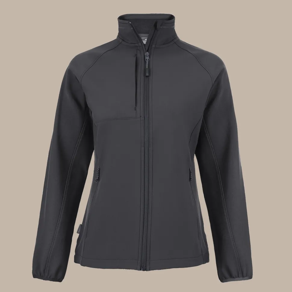 Expert Womens Basecamp Softshell Jacket | Carbon Grey