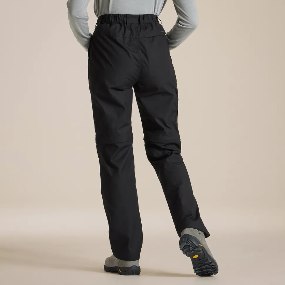 Expert Womens Kiwi Convertible Trousers | Black