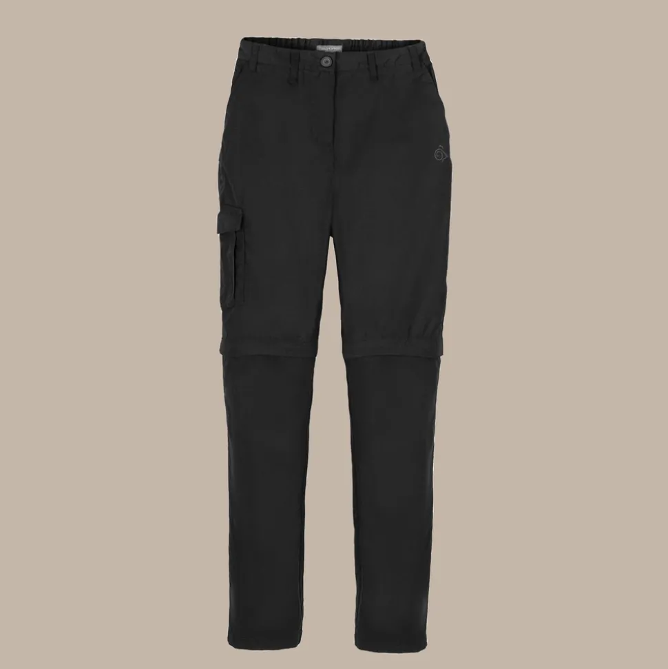 Expert Womens Kiwi Convertible Trousers | Black