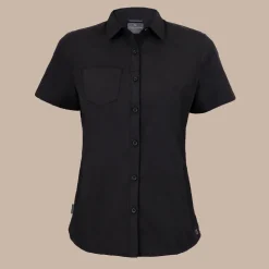 Expert Womens Kiwi Short Sleeved Shirt | Black