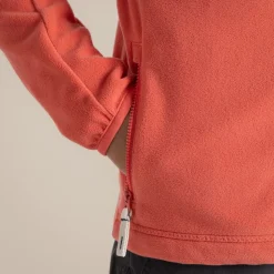 Kid's Bindloe Hooded Fleece Jacket | Dusky Hibiscus / Deep Coral