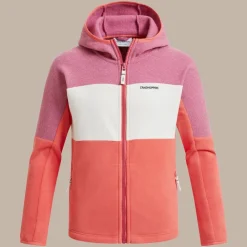 Kid's Bindloe Hooded Fleece Jacket | Dusky Hibiscus / Deep Coral