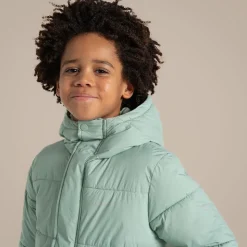 Kid's Brandon Hooded Jacket | Pale Pistachio