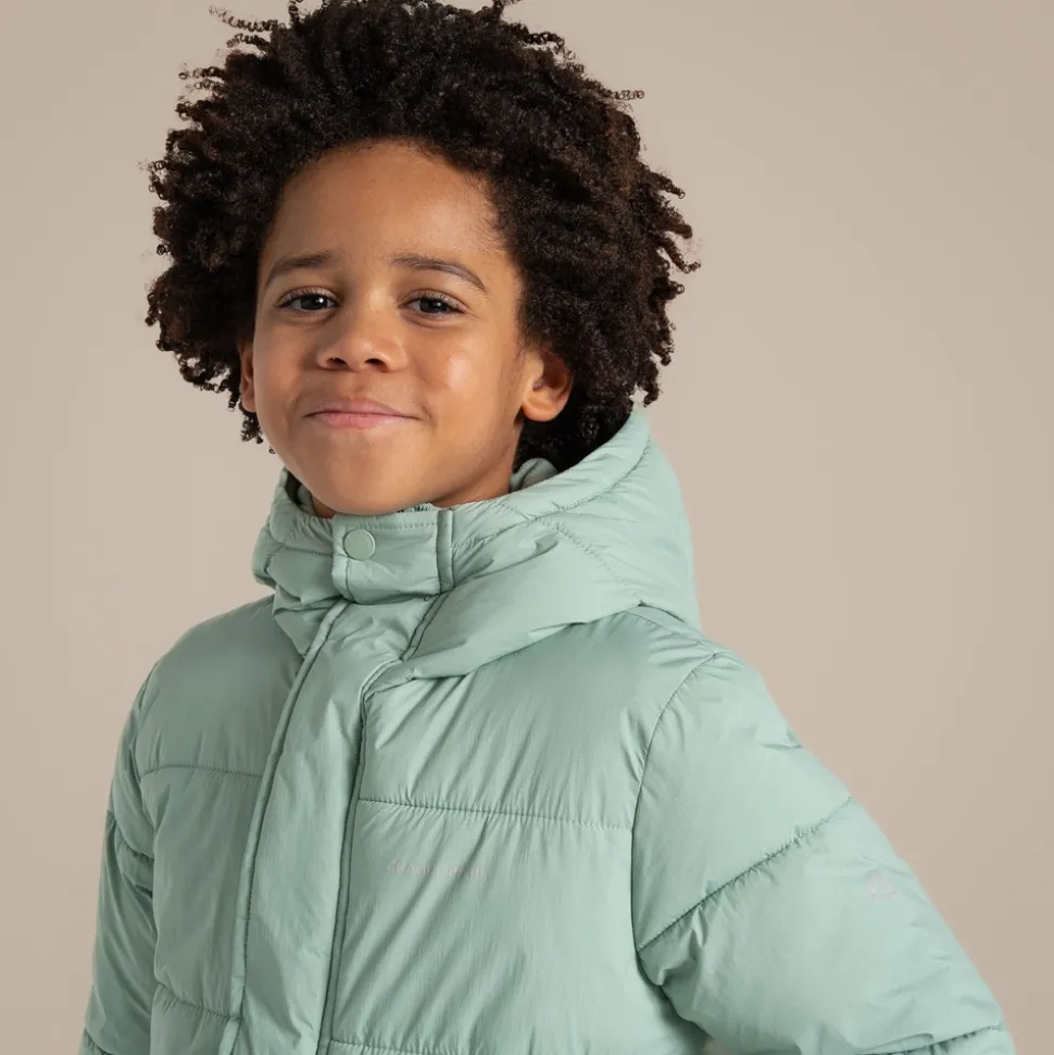 Kid's Brandon Hooded Jacket | Pale Pistachio