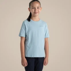 Kid's Ellis Short Sleeved T-Shirt | Sky Blue