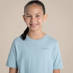 Kid's Ellis Short Sleeved T-Shirt | Sky Blue