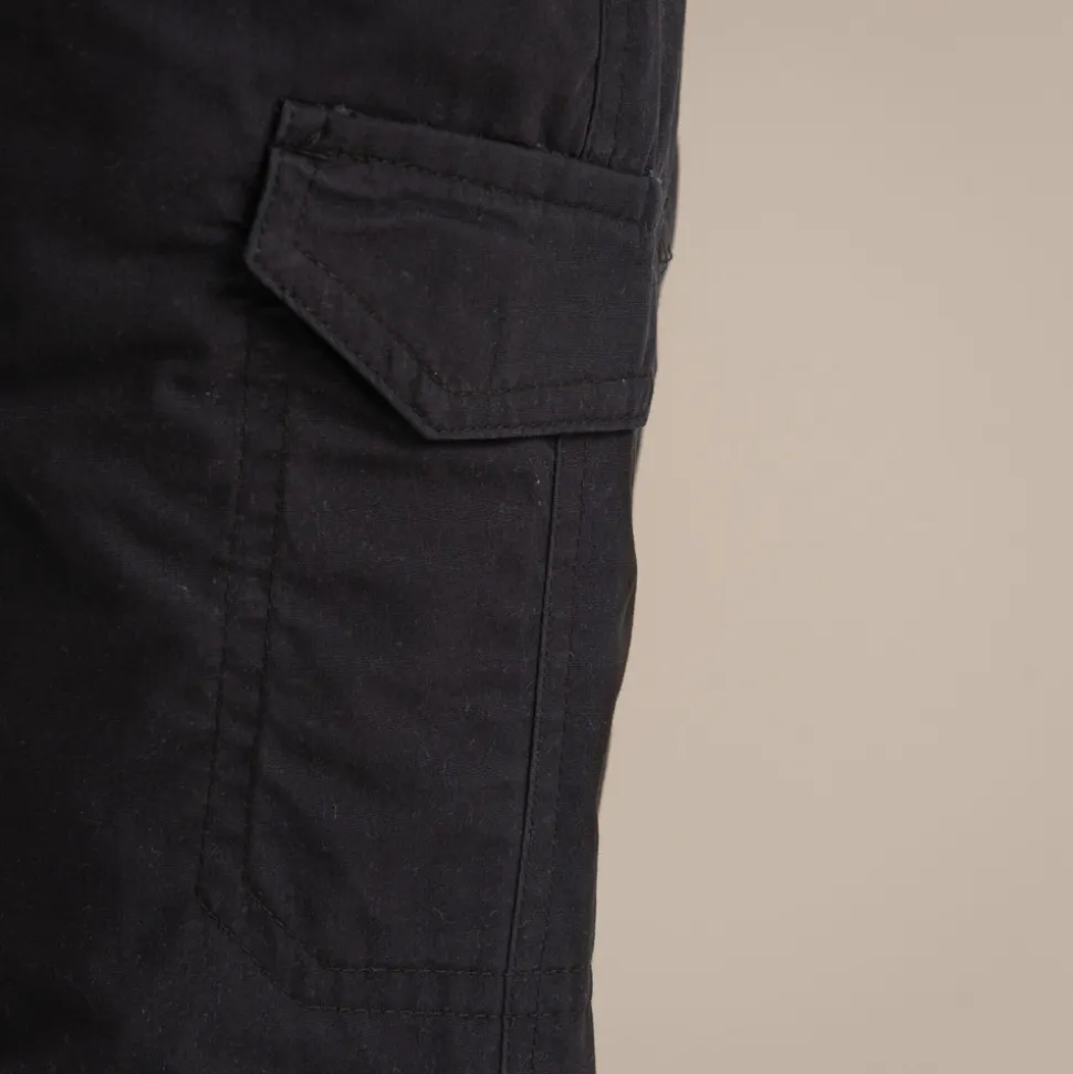 Kid's Kiwi II Winter Lined Cargo Trouser | Black