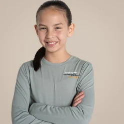 Kids' Nosilife Cruz Long Sleeved T-Shirt | Lichen Green