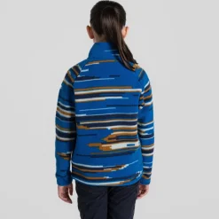 Kid's Tivoli Half Zip | Titan Blue Print