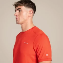 Men's Charon Short Sleeved T-Shirt | Pimento Red