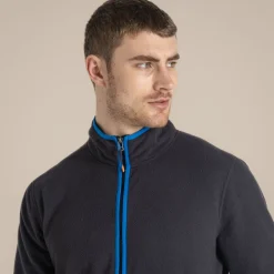 Men's CO2 Renu Full Zip Fleece | Black Pepper
