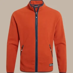 Men's CO2 Renu Full Zip Fleece | Carnelian Orange