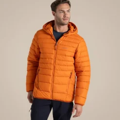 Men's Compresslite IX Hooded Insulating Jacket | Papaya Orange