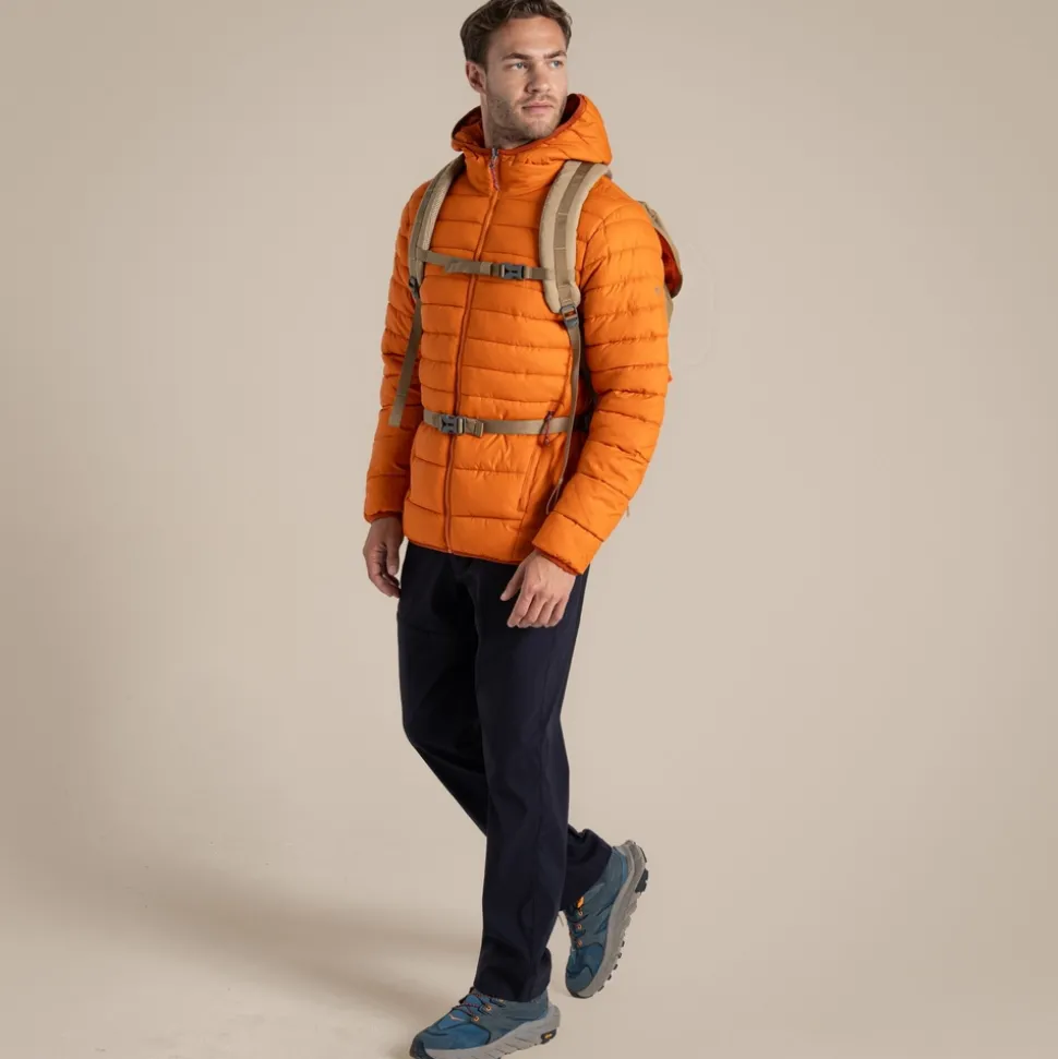Men's Compresslite IX Hooded Insulating Jacket | Papaya Orange