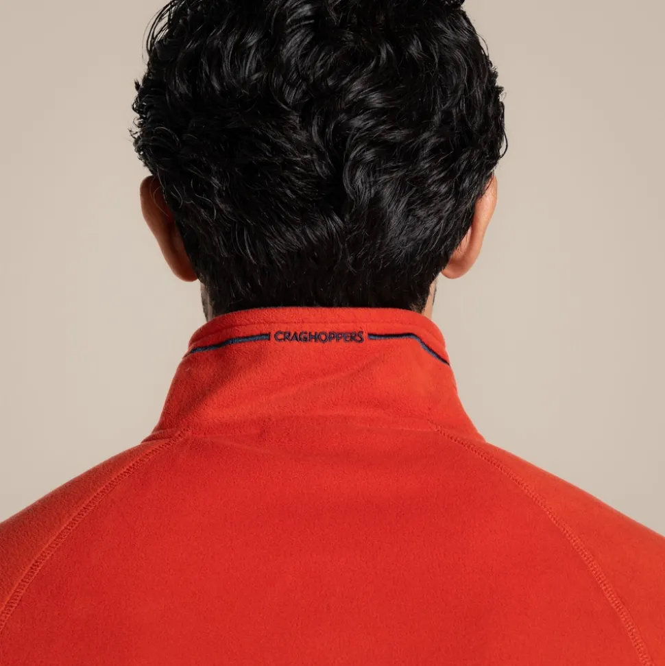 Men's Corey VI Half Zip Fleece | Pimento Red