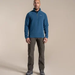 Men's Corey VI Half Zip Fleece | Poseidon Blue