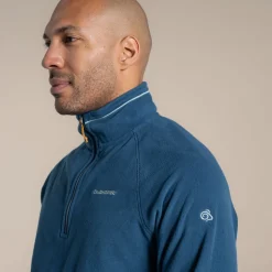 Men's Corey VI Half Zip Fleece | Poseidon Blue
