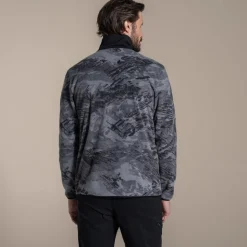 Men's Dewlish II Overhead Fleece | Dark Iron Print
