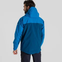 Men's Diggory Stretch Waterproof Jacket | Howlite Blue / Poseidon Blue