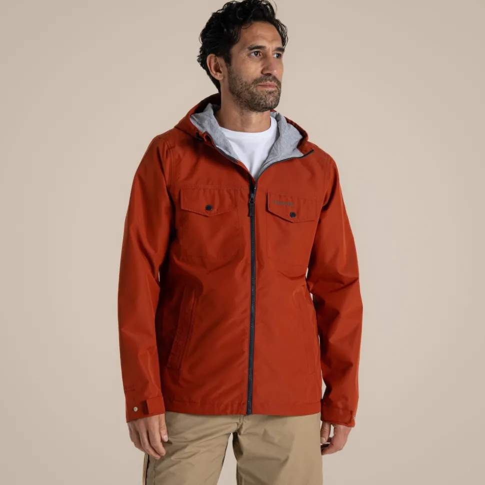 Mens' Harslow Waterproof Jacket | Red Beach