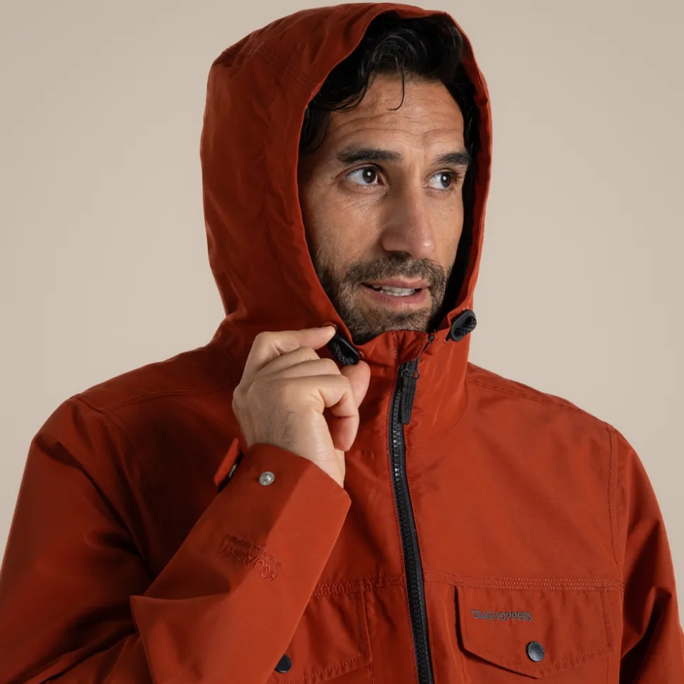Mens' Harslow Waterproof Jacket | Red Beach