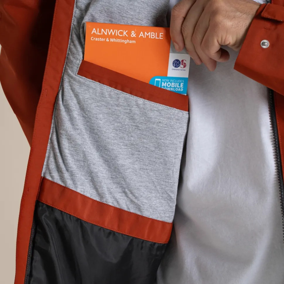 Mens' Harslow Waterproof Jacket | Red Beach