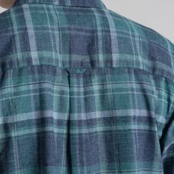 Men's Hila Short Sleeved Shirt | Stormy Sky Check