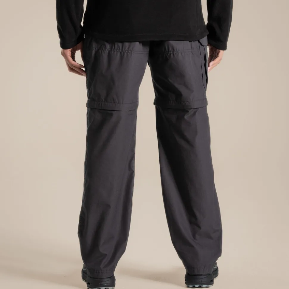 Men's Kiwi Convertible Trousers | Black Pepper