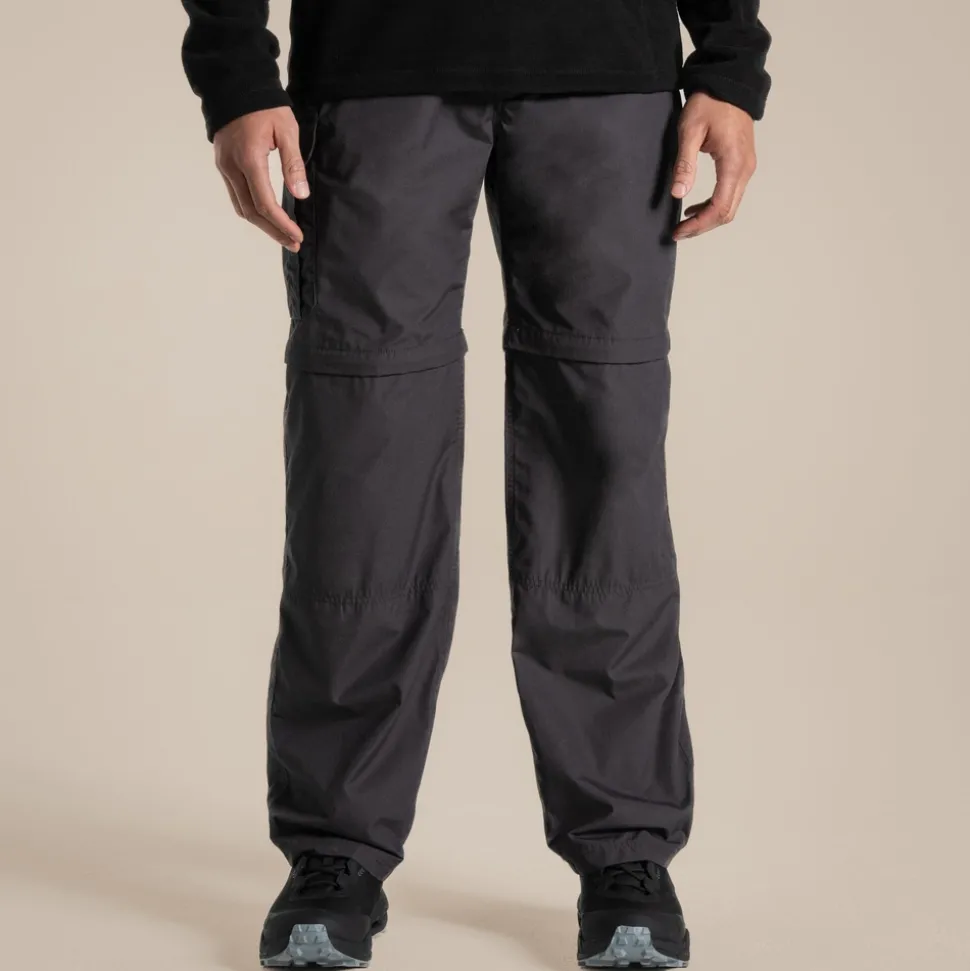Men's Kiwi Convertible Trousers | Black Pepper