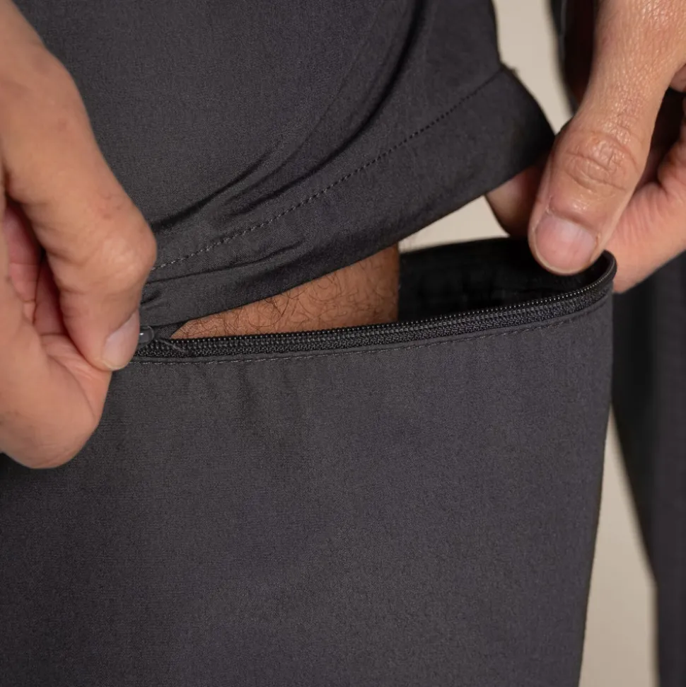 Men's Kiwi Convertible Trousers | Black Pepper
