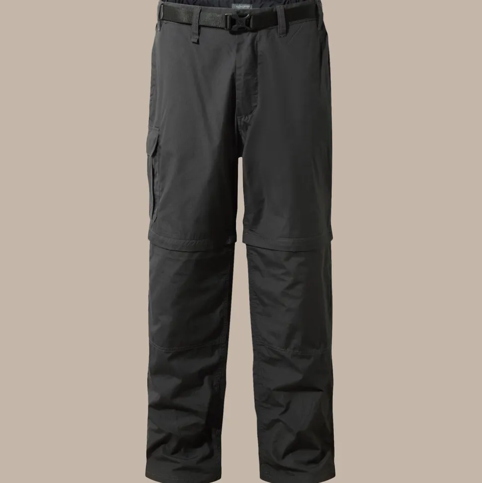 Men's Kiwi Convertible Trousers | Black Pepper