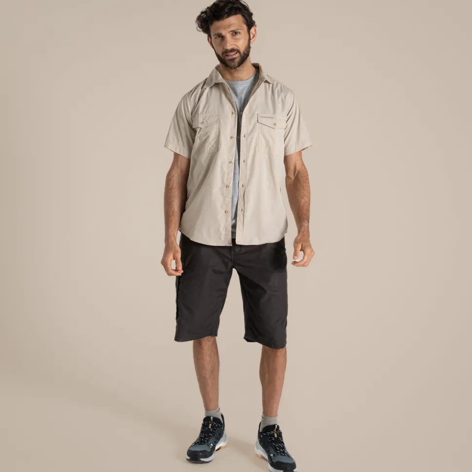 Men's Kiwi Short Sleeved Shirt | Oatmeal