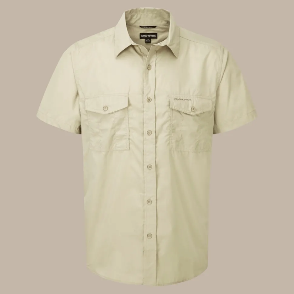 Men's Kiwi Short Sleeved Shirt | Oatmeal