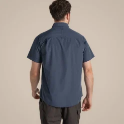 Men's Kiwi Short Sleeved Shirt | Ombre Blue