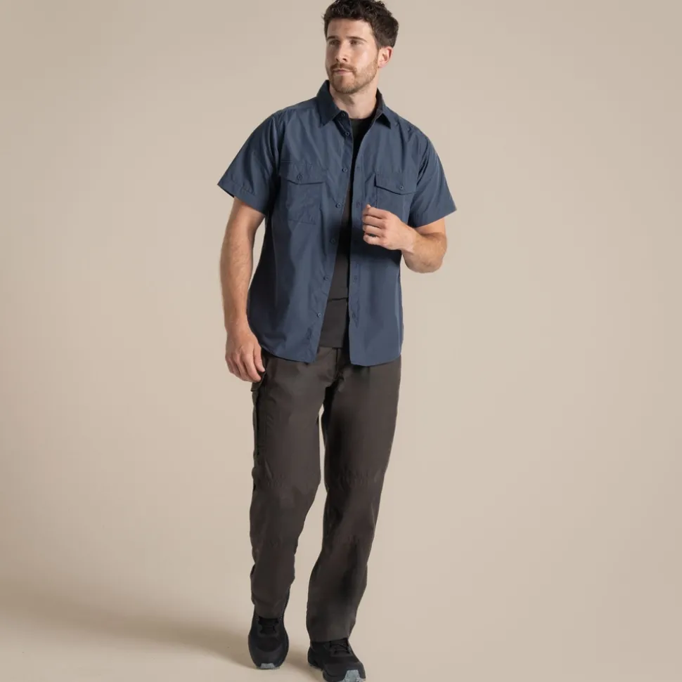 Men's Kiwi Short Sleeved Shirt | Ombre Blue