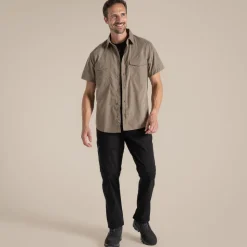 Men's Kiwi Short Sleeved Shirt | Pebble