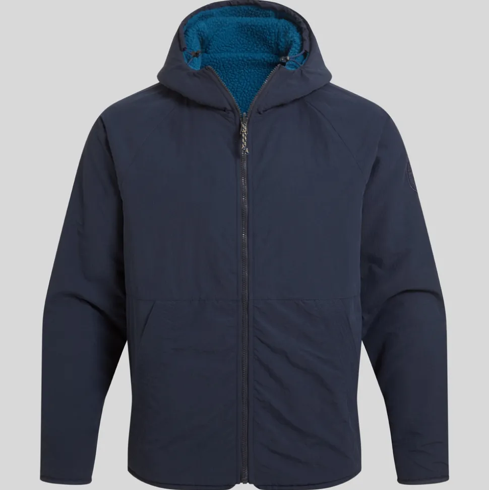 Men's Lingmoor Reversible Hooded Jacket | Poseidon Blue / Blue Navy