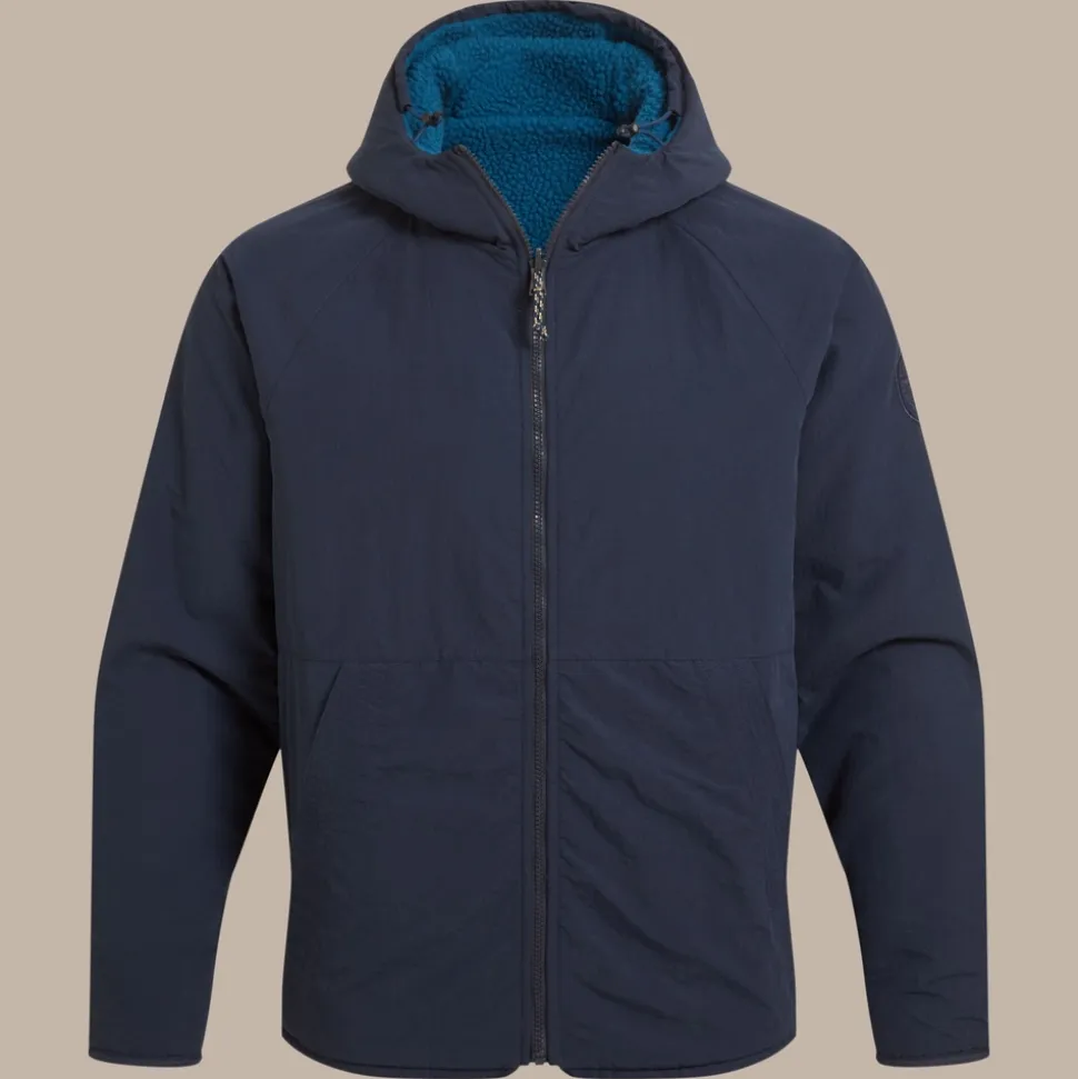 Men's Lingmoor Reversible Hooded Jacket | Poseidon Blue / Blue Navy