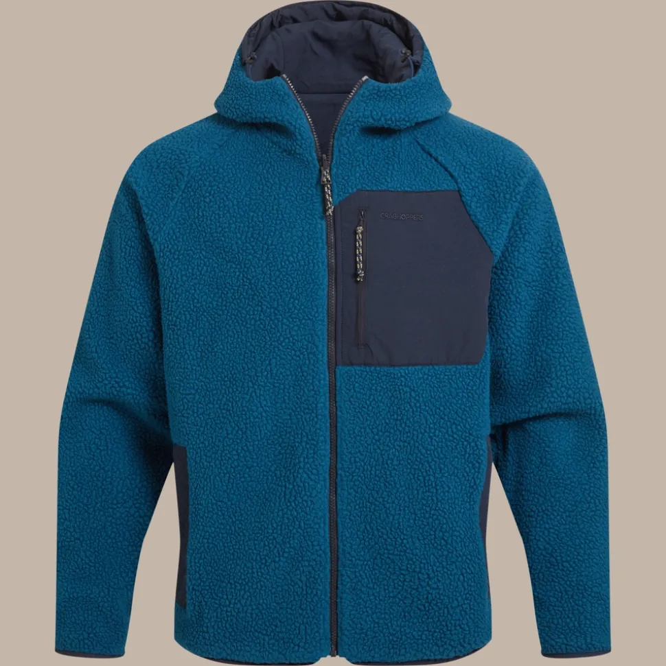 Men's Lingmoor Reversible Hooded Jacket | Poseidon Blue / Blue Navy