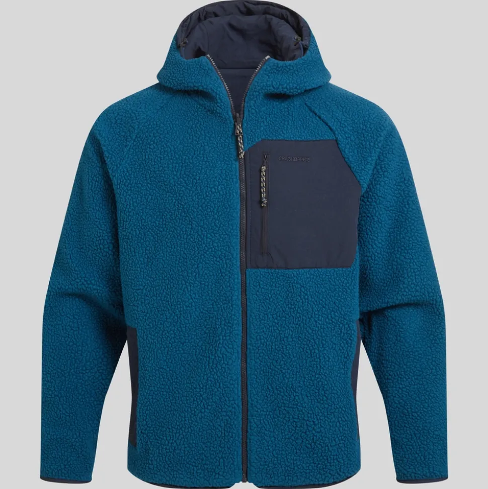 Men's Lingmoor Reversible Hooded Jacket | Poseidon Blue / Blue Navy