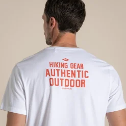 Men's Lucent Short Sleeved T-Shirt | Optic White Hike