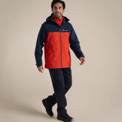 Men's Maris 2.5L Stretch Waterproof Jacket | Blue Navy / Pimento Red